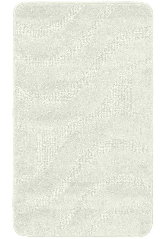 Белый комплект ковриков для ванной и туалета Symphony 2581 Pearl White