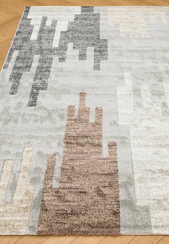 Недорогой синтетический ковер 1166-18411