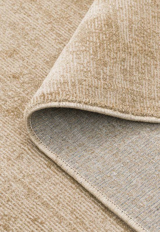 Однотонный ковер из полиэстера Charlie-Beige