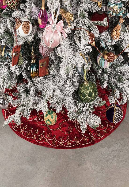 Коврик-юбка под ёлку