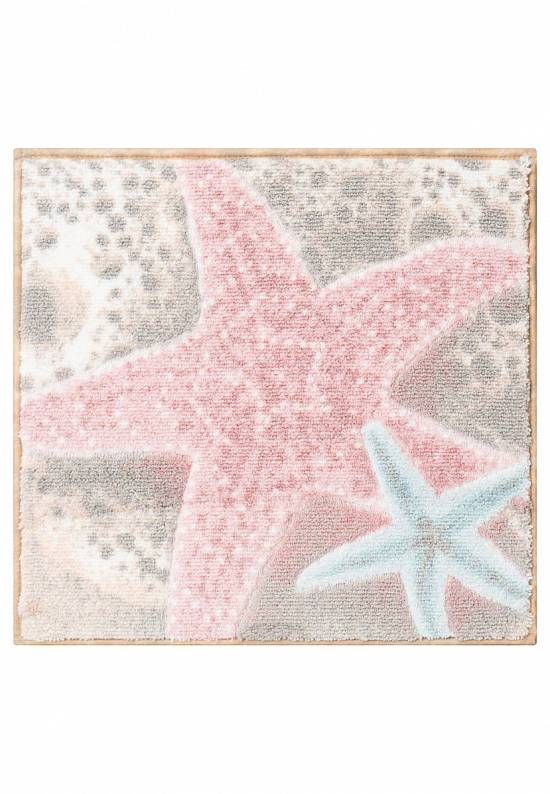 Светлый коврик для ванной  Sea Star 01 Pink