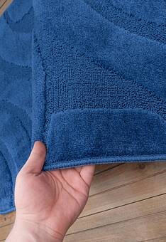 фактура коврика для ванной Confetti Bath Maximus Symphony 2582 Dark Blue BQ