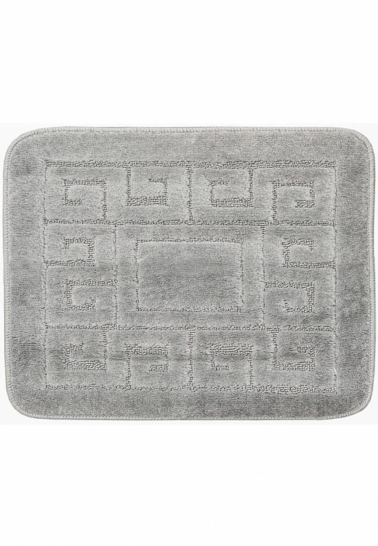 Серый коврик для ванной Ethnic 2504 Platinum