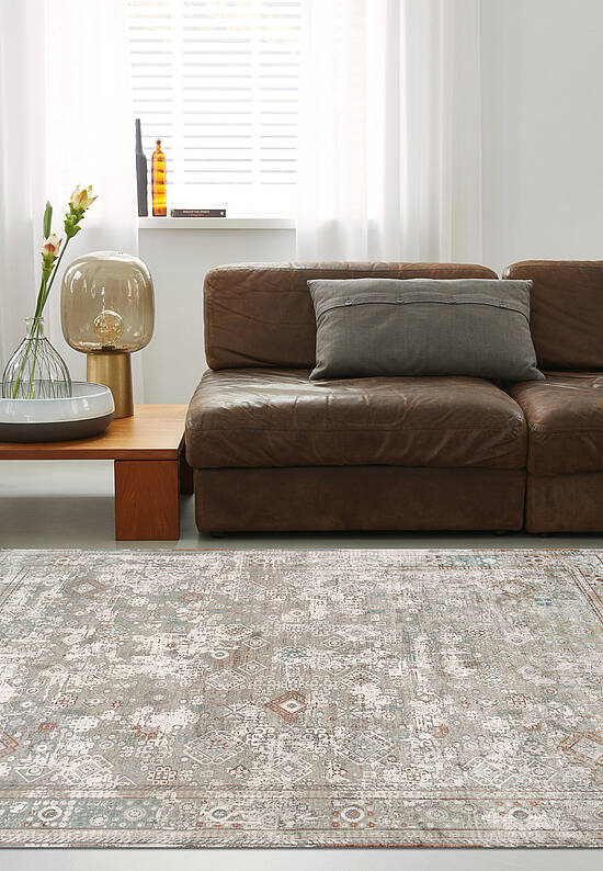 Турецкий ковер из вискозы BBL 03 Grey