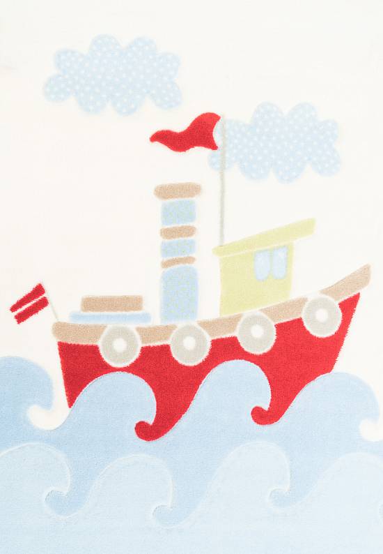 Детский ковер с ворсом Baby Ship 01 Blue