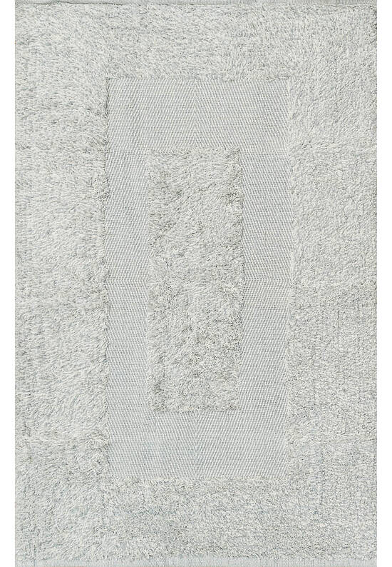 Серый коврик для ванной  Vivian-Blue