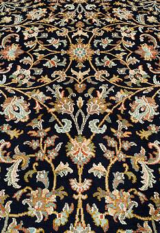 фрагмент ковра Cashmir Sari Dark Blue