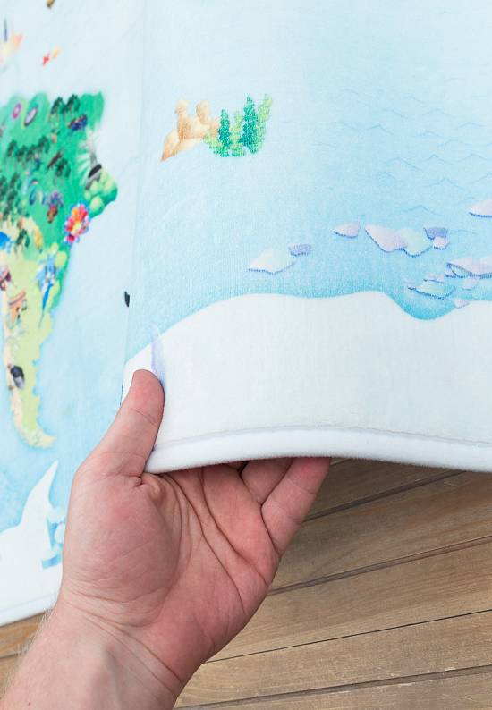 Детский мягкий игровой коврик Carte du monde-C