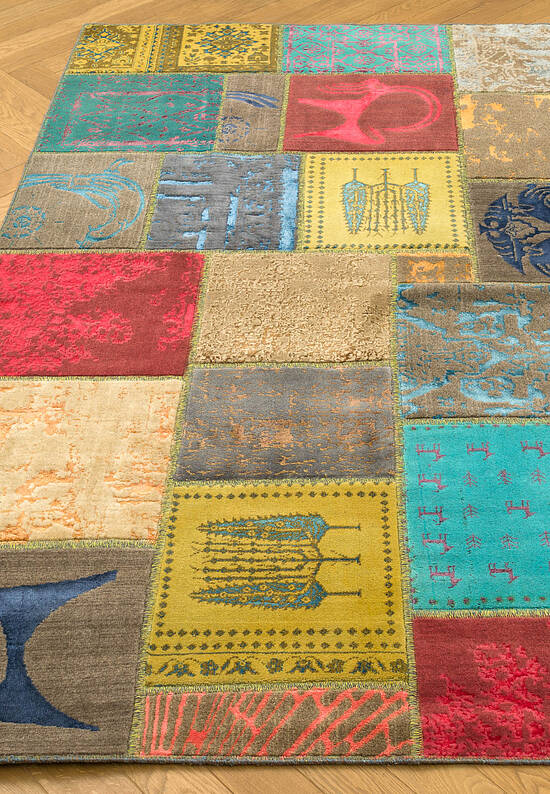 Иранский ковер из шерсти 28924