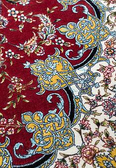 фрагмент ковра Ottoman Silk Shah Abbasi-Red