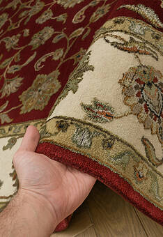фактура ковра Kashan gold 10/10 MI-1032-Red/Ivory