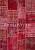 Безворсовый ковер-пэчворк ручной работы 013-Ribbon Red discount2