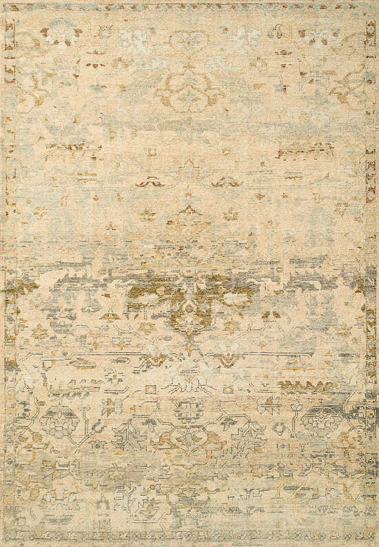 Безворсовый ковер из шерсти Peach Taupe