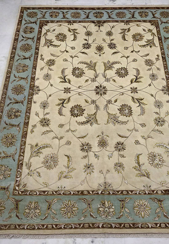 Элитный ковер ручной работы 10/10 CH-114-Ivory/Green