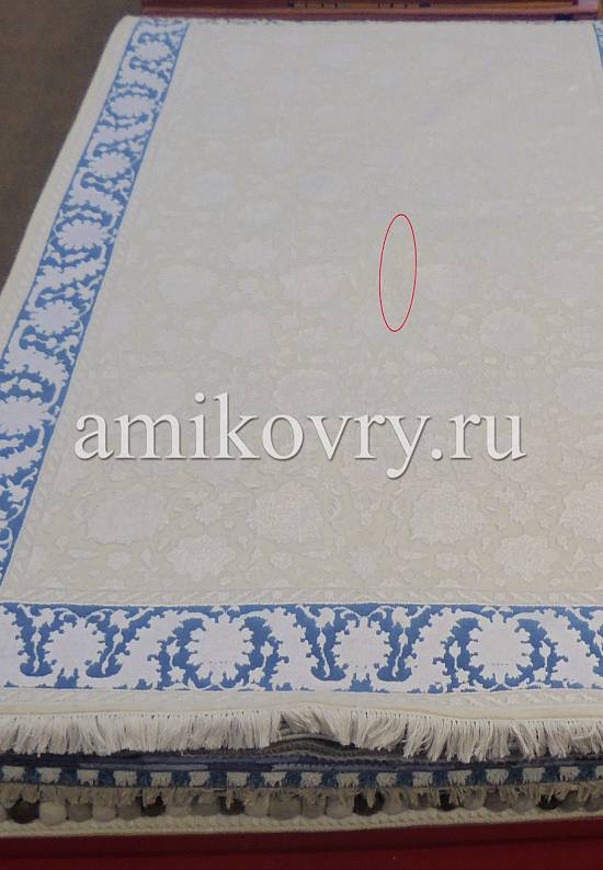 Роскошный ковер ручной работы K-10-Ivory/Blue discount