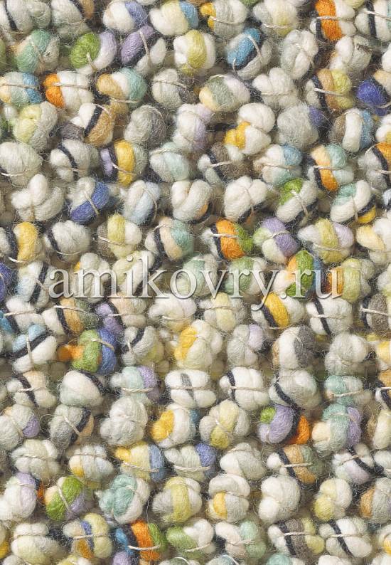 Дизайнерский безворсовый ковер из шерсти Marble-29507