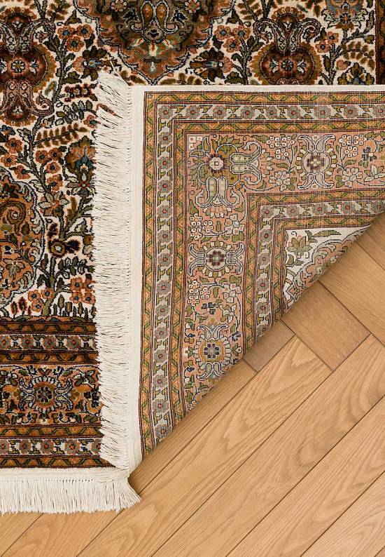 Шелковый ковер ручной работы 225731-Shah Sevan beige/rose