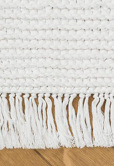 фрагмент коврика для ванной Irya Bath Lavish-White