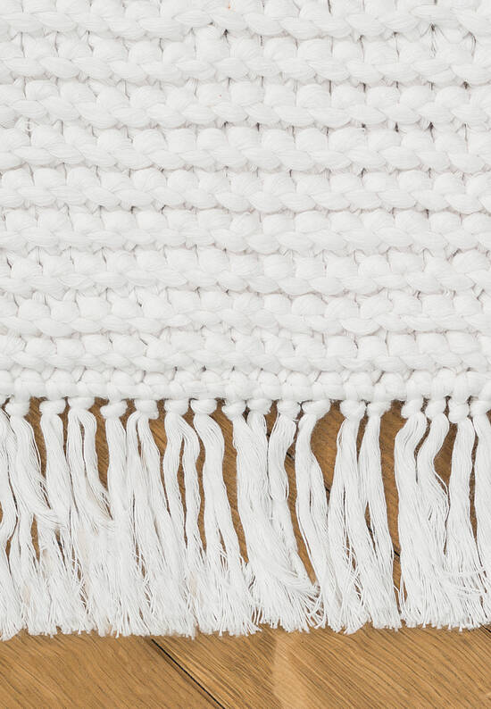 Белый коврик для ванной  Lavish-White