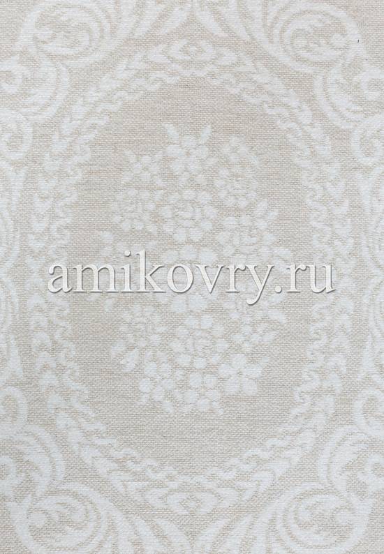 Турецкий безворсовый ковер из акрила 4101 White