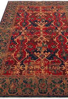 ковер в перспективе Kadim KDM 01 Navy Red