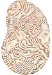 дизайн безворсового ковра Reflection LR3513-L411 фигура