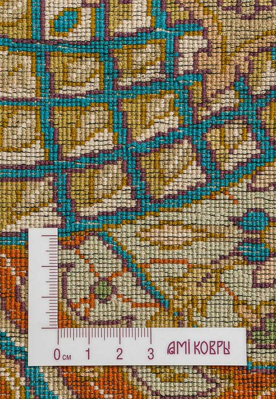 Шелковый ковер ручной работы IIST-GI97K2JJ5 Khatamband