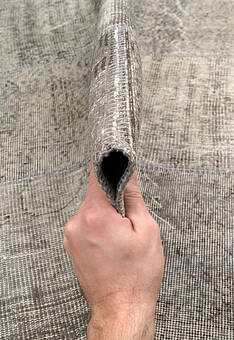 фактура безворсового ковра Antik Patchwork 024-Dark Brown