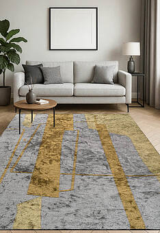 ковер безворсовый в интерьере Couture Duo SC6186