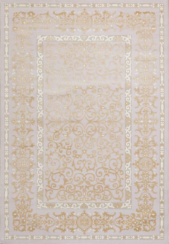 Турецкий синтетический ковер 12451-Cream-1