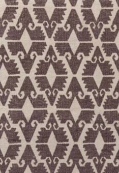 фрагмент безворсового ковра JC International JHC-07 natural-chocolate kilim