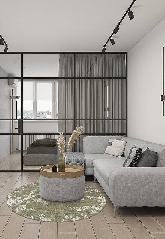 Бельгийский безворсовый ковер LP5231-L284