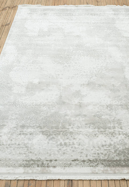 Турецкий однотонный ковер из акрила 5327 Grey