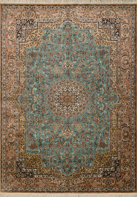 Шелковый ковер ручной работы IIST-GIKNKNE9J Kashan Ferozi