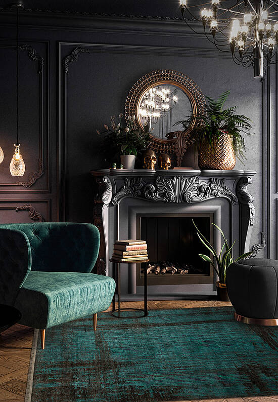 Иранский акриловый ковер UI3954