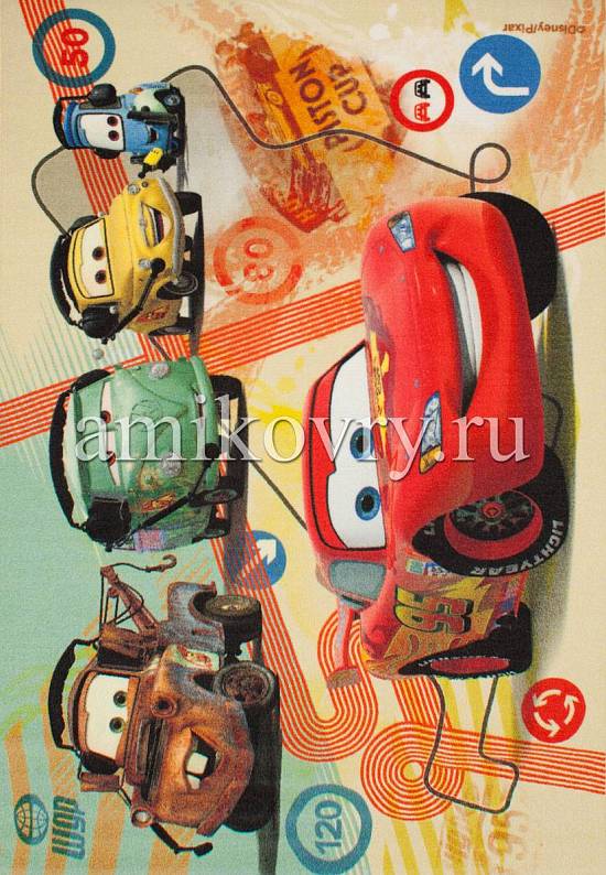 Ковер Disney Cars D3CR003-yellow