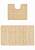 Бежевый комплект ковриков для ванной и туалета Ethnic 2540 Beige BQ