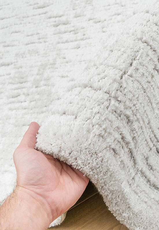 Пушистый ковер из полиэстера RN6019-R454