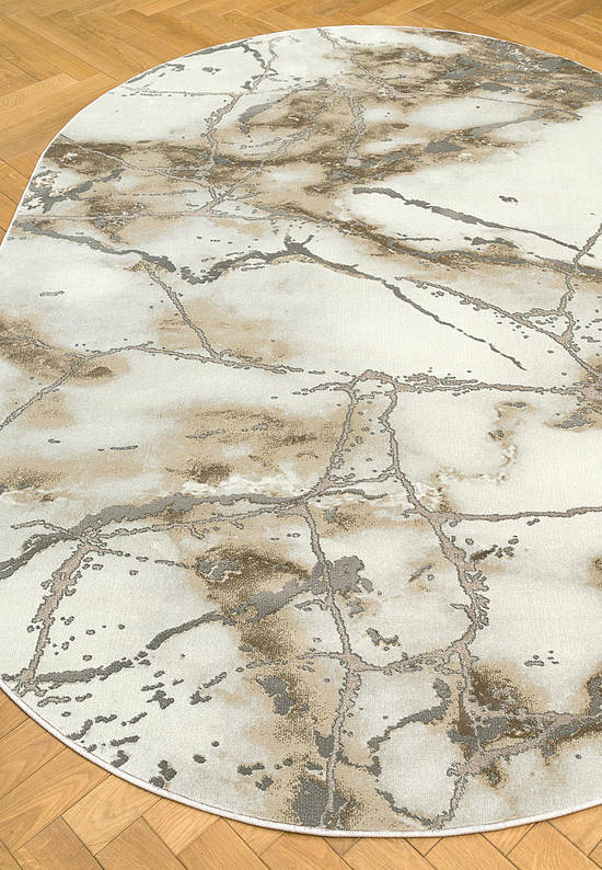 Синтетический бюджетный ковер 3270-Gray-Beige