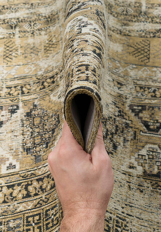 Винтажный безворсовый ковер из Бельгии LM3297-L09