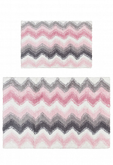 Комплект ковриков для ванной Irya Bath Leron-Pink