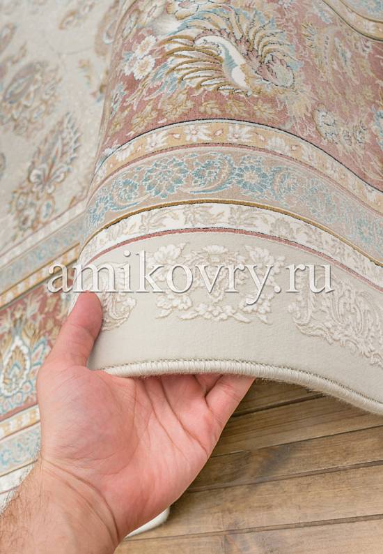 Иранский высокоплотный ковер G136-Cream