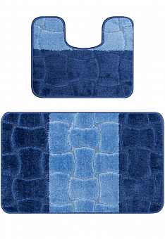 Комплект ковриков для ванной Confetti Bath Maximus Sariyer 2582 Dark Blue PS
