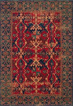 дизайн ковра Kadim KDM 01 Navy Red