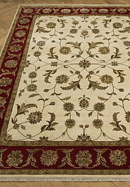 ковер в перспективе против ворса Kashan gold 10/10 CH-114-Ivory/Red