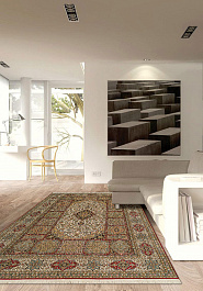 ковер в интерьере Cashmir Shiraz Red Beige
