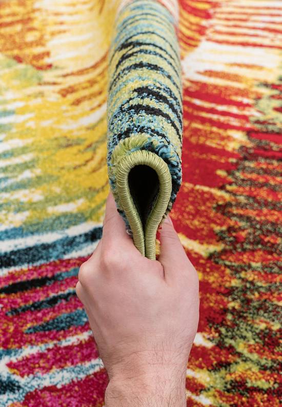 Недорогой синтетический ковер 2787-Multicolor