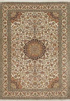 дизайн ковра Cashmir 243523-Nain beige/green