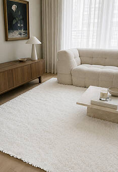 ковер в интерьере Ligne Pure Adore Snow