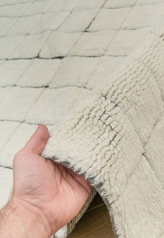 Шерстяной стираемый ковер Mosaic Natural